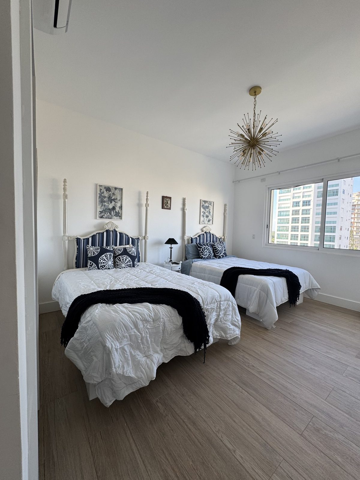 Segunda habitación con dos camas