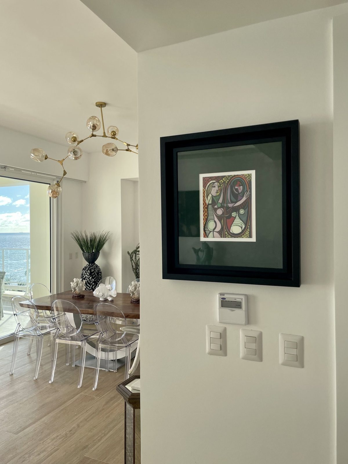Sala y comedor del apartamento