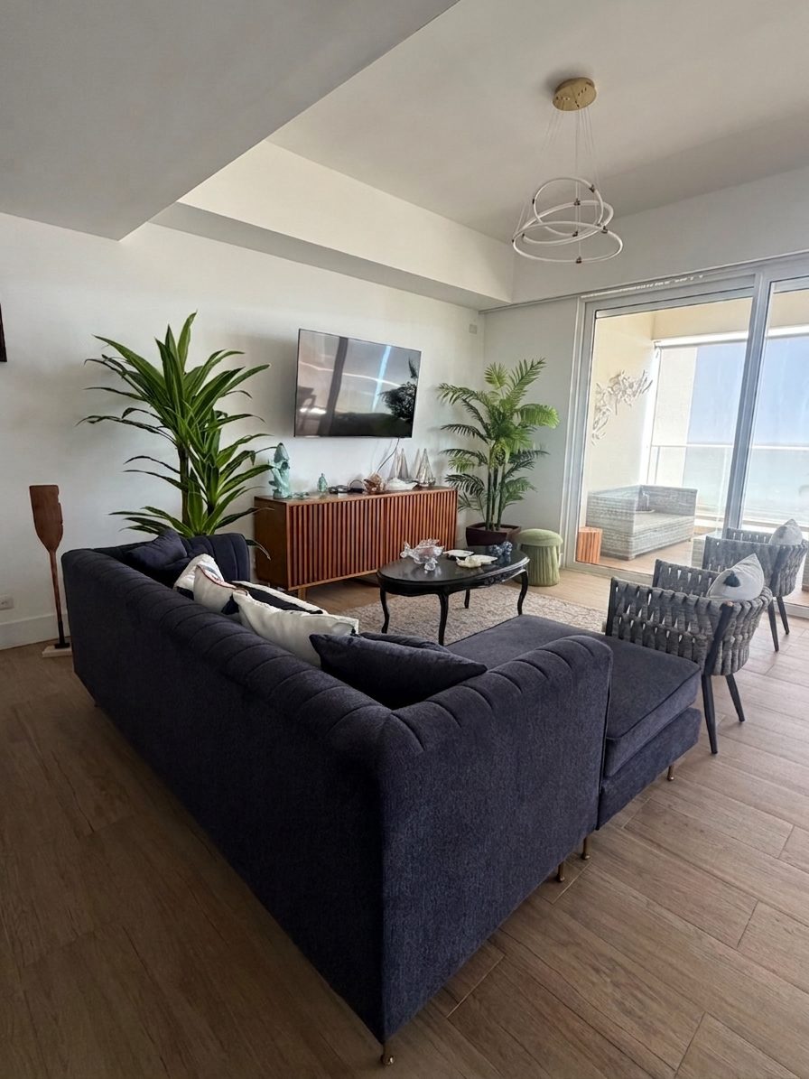 Sala y comedor del apartamento